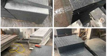 潮州 芝麻黑地铺石材