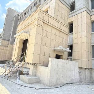 潮州 黄金麻干挂，工地实拍