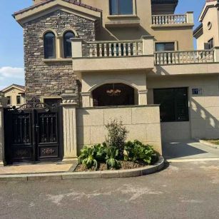 潮州黄金麻别墅干挂效果展示