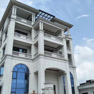 潮州芝麻白别墅干挂效果展示