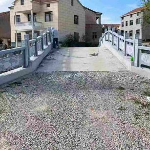 潮州 芝麻灰花岗岩桥栏杆