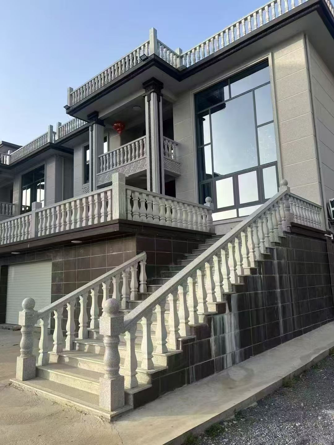 潮州 芝麻白别墅阳台栏杆，楼梯栏杆