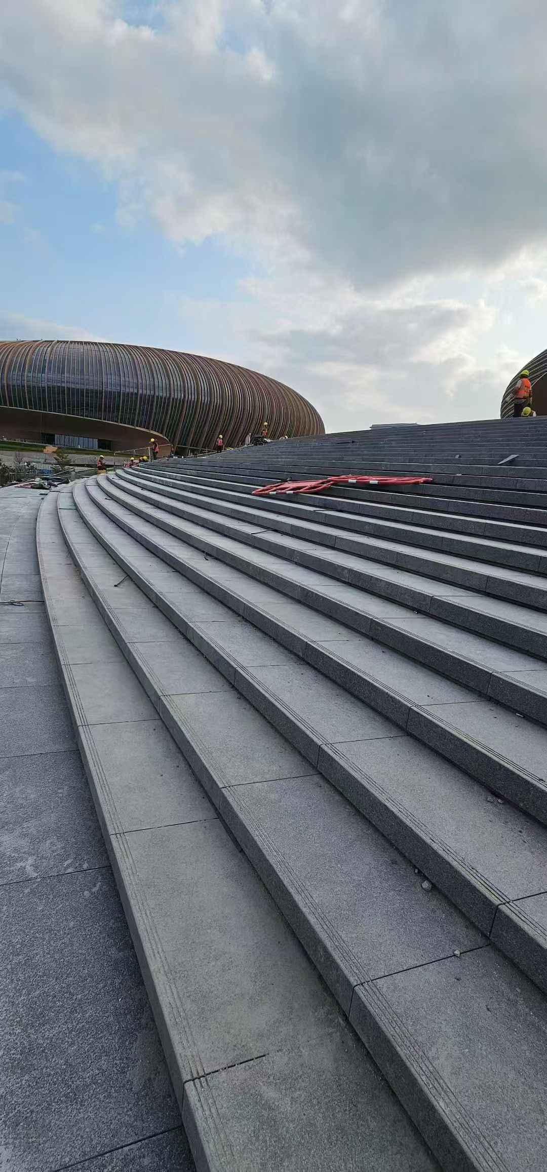 潮州 弧形整石台阶铺装效果图