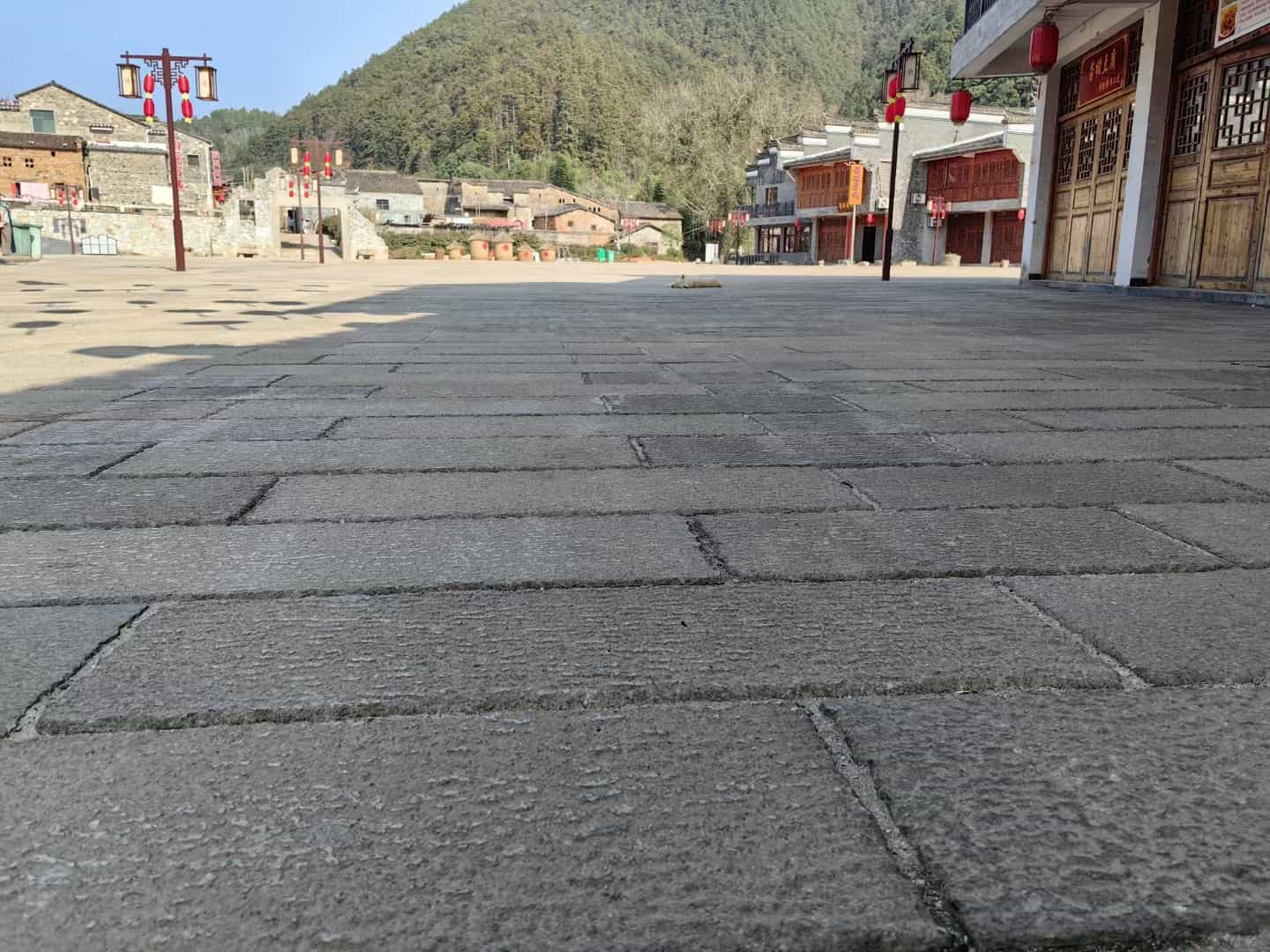 潮州仿古石铺装效果
