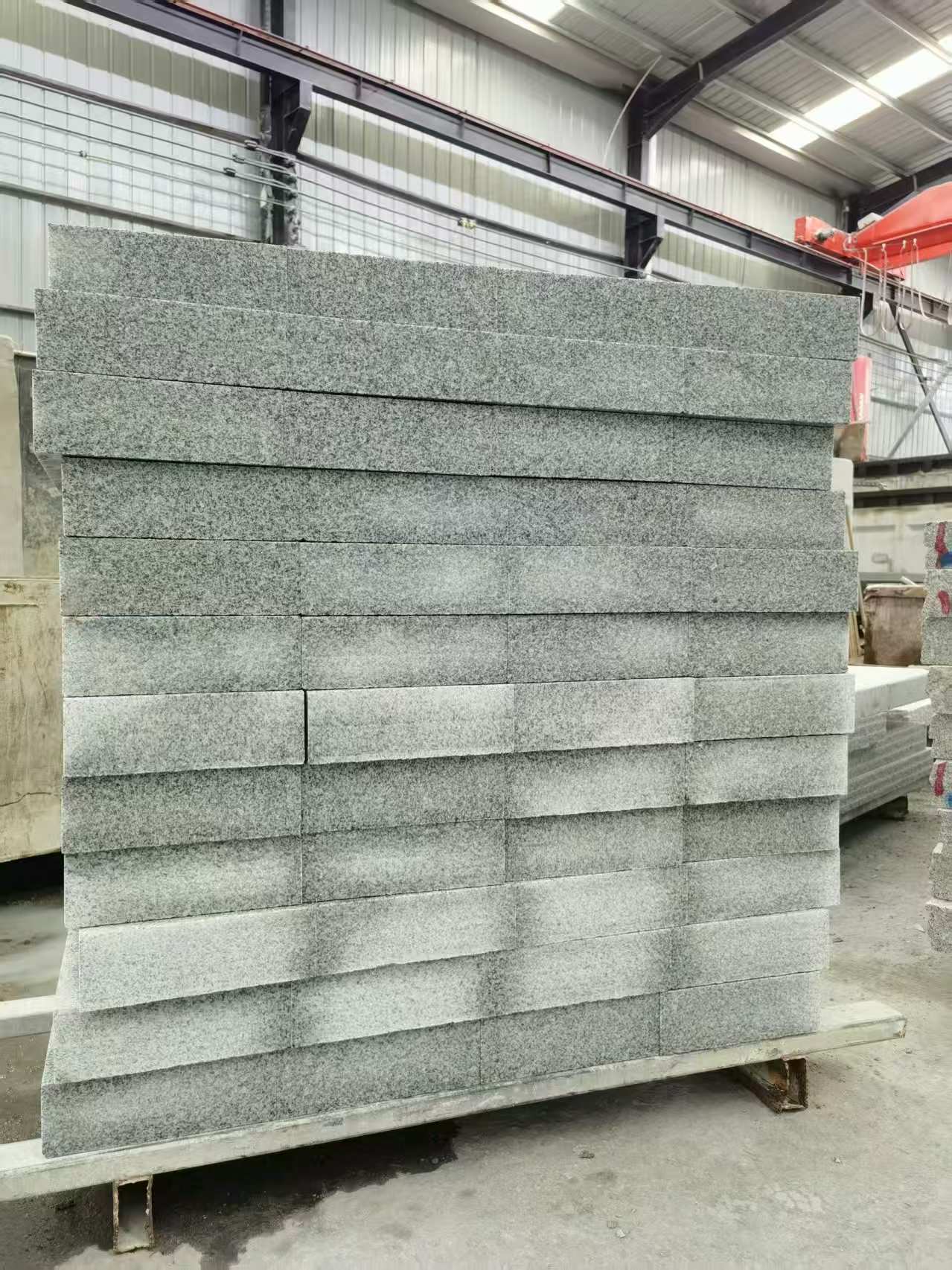 潮州 芝麻白10公分300*600广场地铺，A料定制，尺寸标准，厚薄均匀