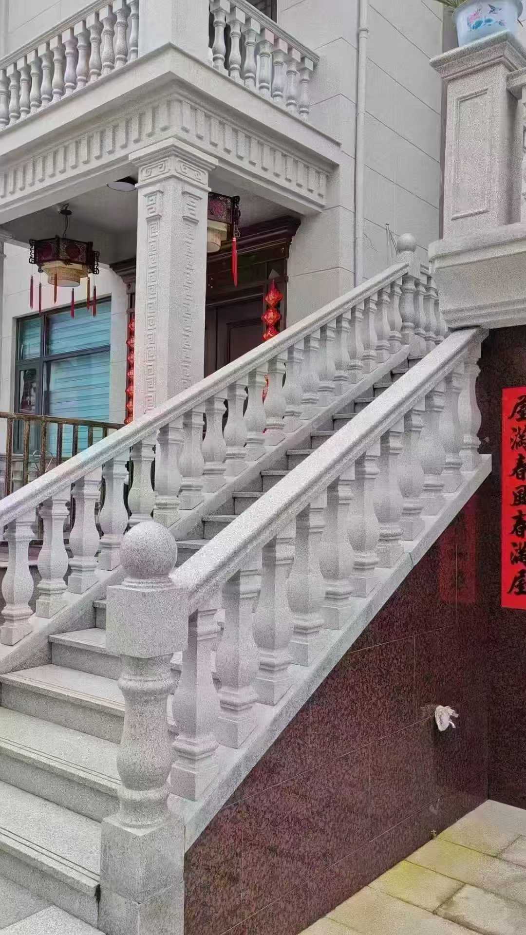 潮州 天然石材 阳台庭院护栏、栏杆